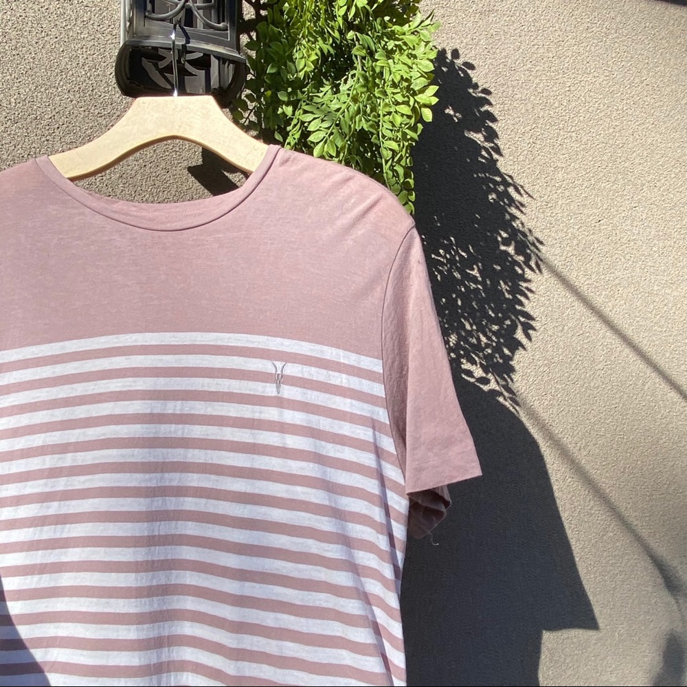 Striped fitted All Saints T-Shirt